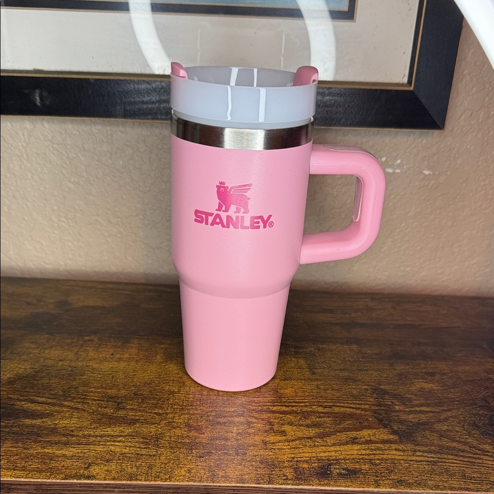 Stanley 12oz Pink Travel Mug with Handle - Insulated Everyday Tumbler